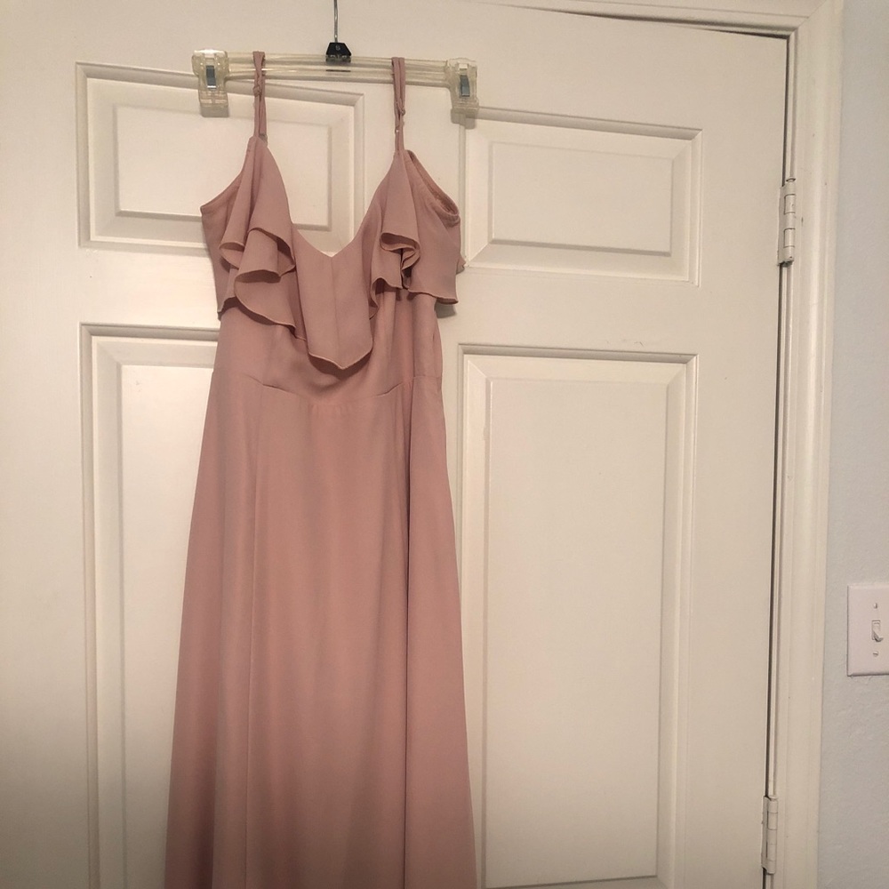 Camilla Dress - Dusty Blush Crisp